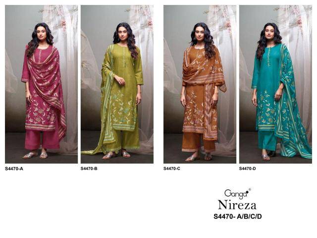 Ganga nireza 4470  Dress material suppliers in Pune